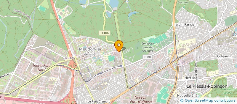 localisation de l'entreprise MONSIEUR OLIVIER RAMADE à CLAMART