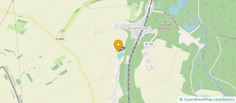 localisation de l'entreprise MONSIEUR OLIVIER RAMBAUD  BOIGNEVILLE