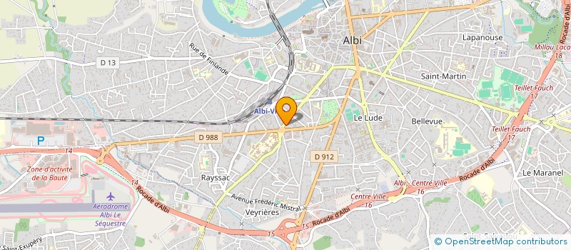 localisation de l'entreprise MONSIEUR OLIVIER RAMBAUT à ALBI