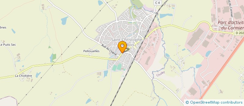 localisation de l'entreprise MONSIEUR OLIVIER RAMBEAU  LA TESSOUALLE