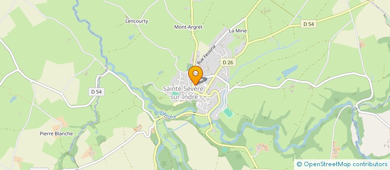 localisation de l'entreprise MONSIEUR OLIVIER RAMBEAU à SAINTE-SEVERE-SUR-INDRE
