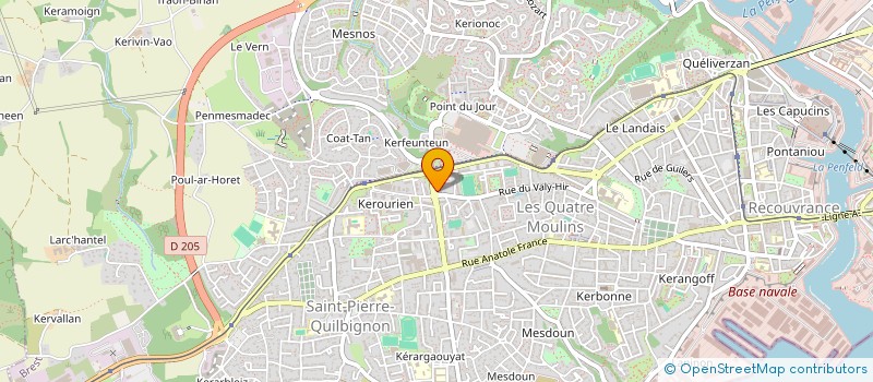 localisation de l'entreprise MONSIEUR OLIVIER RAMPNOUX à BREST