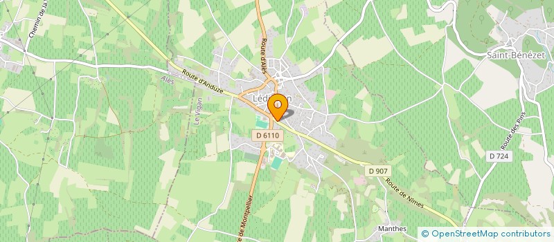 localisation de l'entreprise MONSIEUR OLIVIER RAMPON  LEDIGNAN