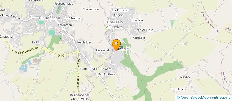 localisation de l'entreprise MONSIEUR OLIVIER RAMS à SAINT-JEAN-DU-DOIGT