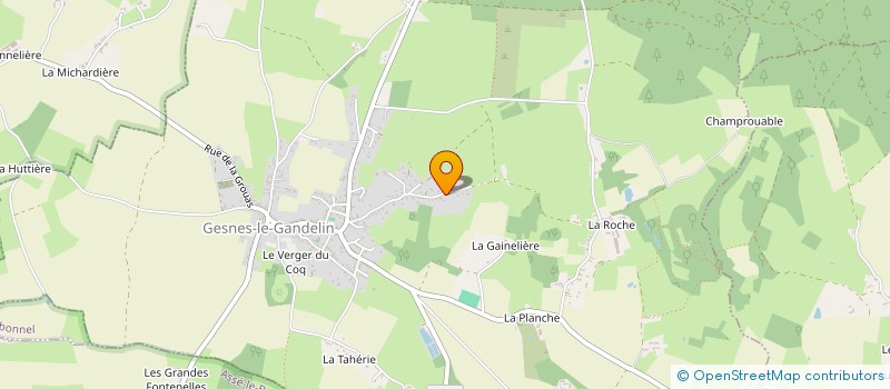localisation de l'entreprise MONSIEUR OLIVIER RANCHY  GESNES-LE-GANDELIN