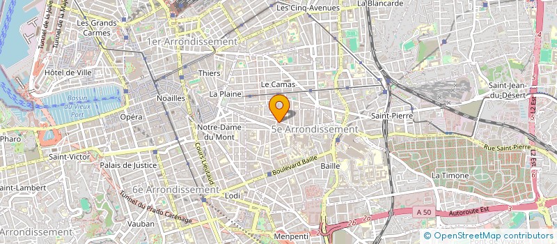 localisation de l'entreprise MONSIEUR OLIVIER RANISIO  MARSEILLE