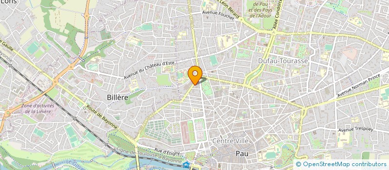 localisation de l'entreprise MONSIEUR OLIVIER RANQUE à PAU