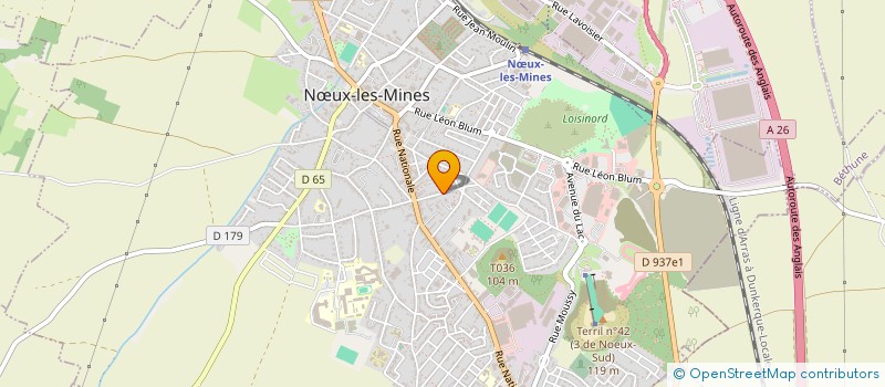 localisation de l'entreprise MONSIEUR OLIVIER RAPPEZ  NUX-LES-MINES