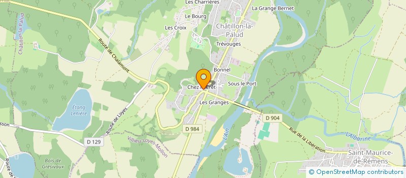 localisation de l'entreprise MONSIEUR OLIVIER RAT à CHATILLON-LA-PALUD