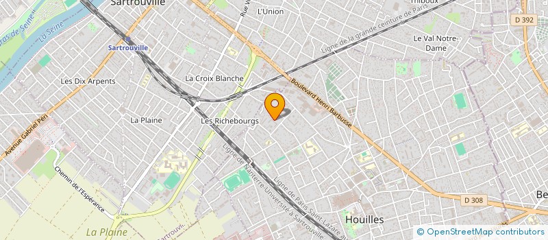 localisation de l'entreprise MONSIEUR OLIVIER RATICOL à HOUILLES
