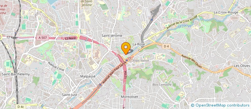 localisation de l'entreprise MONSIEUR OLIVIER RAUFASTE  MARSEILLE