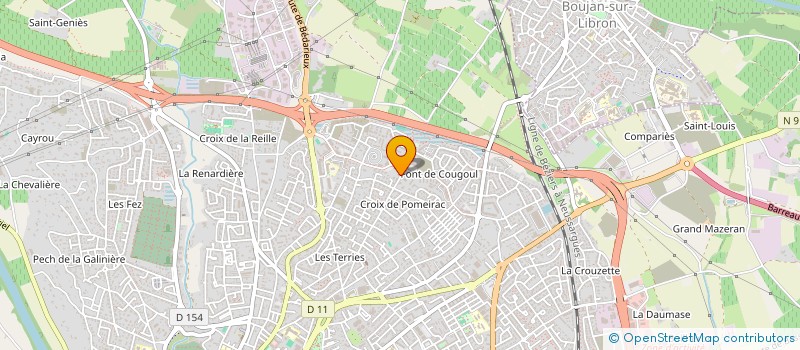 localisation de l'entreprise MONSIEUR OLIVIER RAUX à BEZIERS