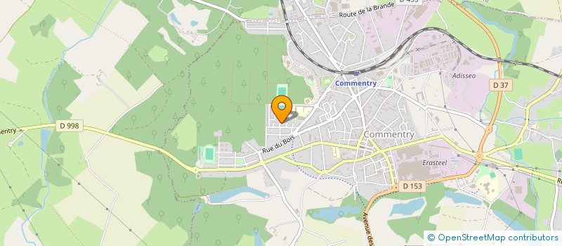 localisation de l'entreprise MONSIEUR OLIVIER RAVET  COMMENTRY