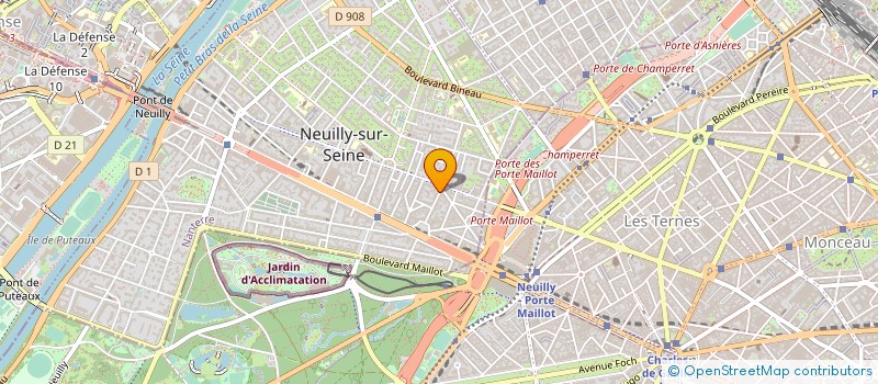 localisation de l'entreprise MONSIEUR OLIVIER RAYMOND à NEUILLY-SUR-SEINE