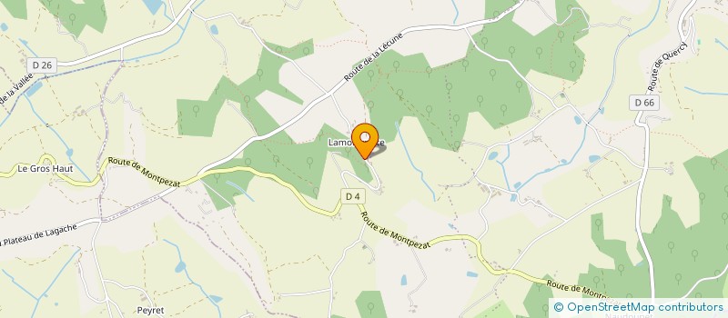 localisation de l'entreprise MONSIEUR OLIVIER RAYNAL  SAINT-PAUL-FLAUGNAC