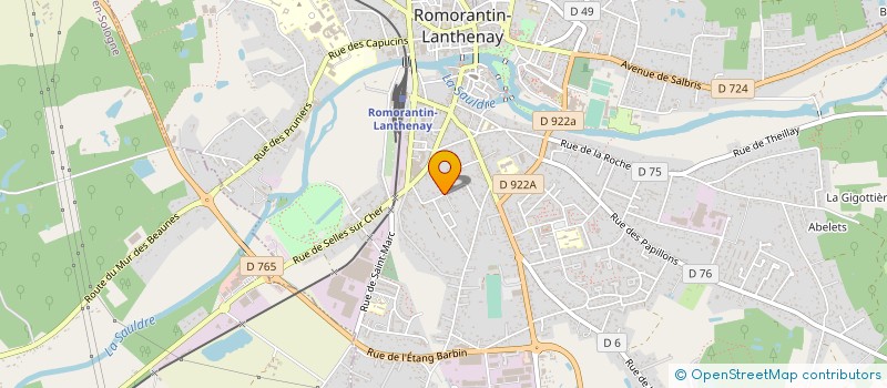 localisation de l'entreprise MONSIEUR OLIVIER RAYNAL  PRUNIERS-EN-SOLOGNE