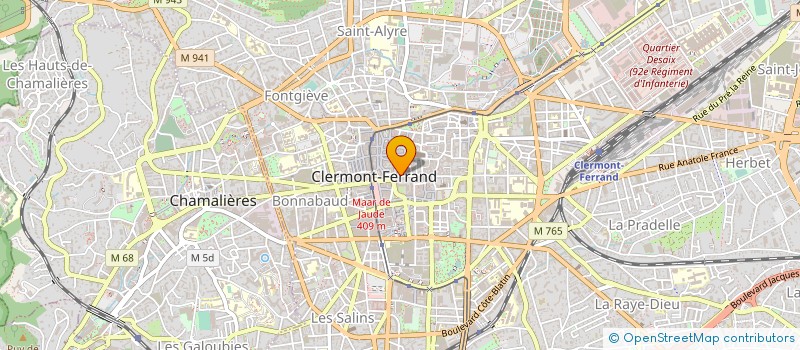 localisation de l'entreprise MONSIEUR OLIVIER RAYNAUD à CLERMONT-FERRAND