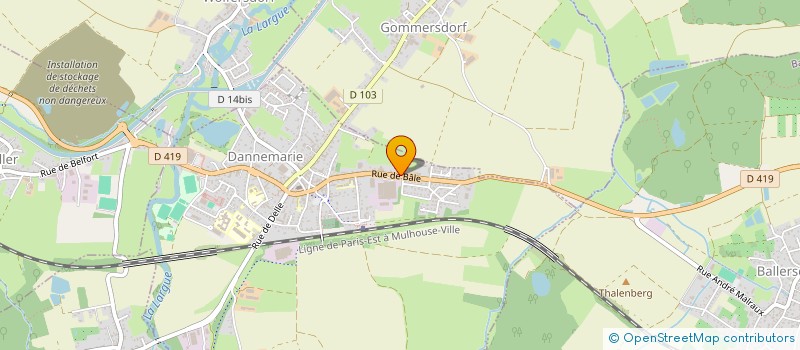 localisation de l'entreprise MONSIEUR OLIVIER REALINI  DANNEMARIE