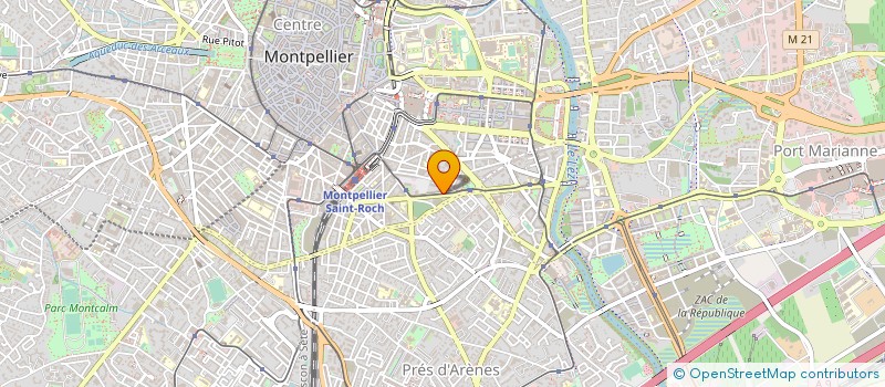 localisation de l'entreprise MONSIEUR OLIVIER REDARES  MONTPELLIER