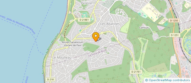 localisation de l'entreprise MONSIEUR OLIVIER REDONNET  ARCACHON