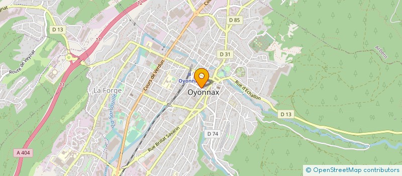 localisation de l'entreprise MONSIEUR OLIVIER REDORTIER à OYONNAX