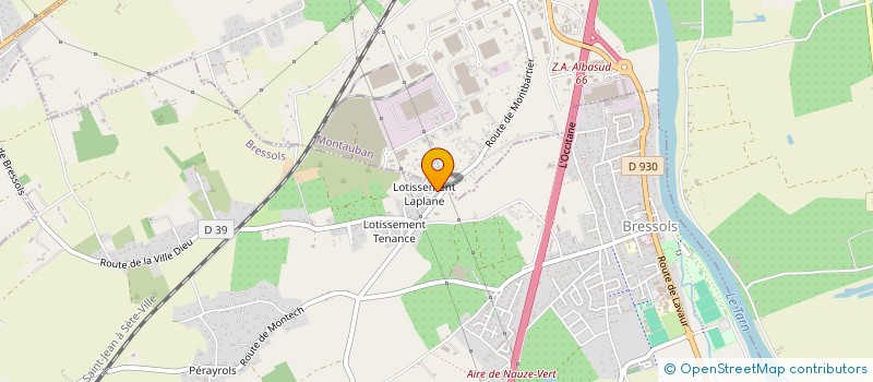 localisation de l'entreprise MONSIEUR OLIVIER REGARD  BRESSOLS