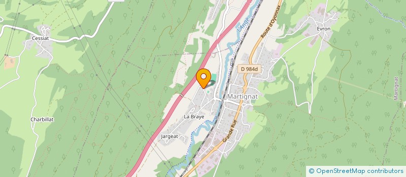 localisation de l'entreprise MONSIEUR OLIVIER REGNIER  MARTIGNAT