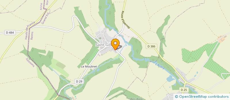 localisation de l'entreprise MONSIEUR OLIVIER REGNIER  SAINT-GILLES