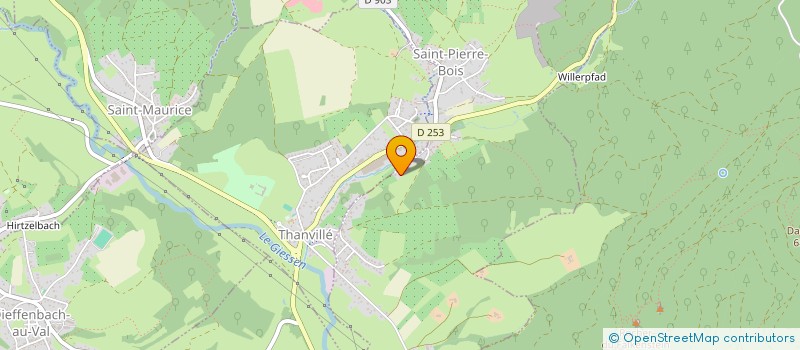 localisation de l'entreprise MONSIEUR OLIVIER REIBEL  SAINT-PIERRE-BOIS