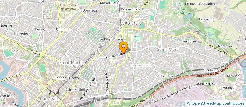 localisation de l'entreprise MONSIEUR OLIVIER REMY-NERIS à BREST