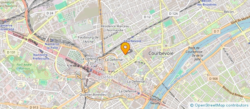 localisation de l'entreprise MONSIEUR OLIVIER RENARD à COURBEVOIE
