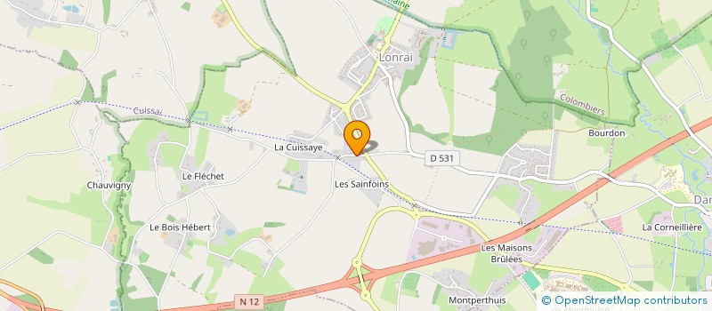 localisation de l'entreprise MONSIEUR OLIVIER RENARD à LONRAI
