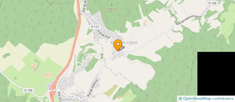 localisation de l'entreprise MONSIEUR OLIVIER RENAUD  VALLEROIS-LORIOZ