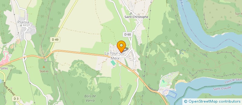 localisation de l'entreprise MONSIEUR OLIVIER RENAUD  LA TOUR-DU-MEIX