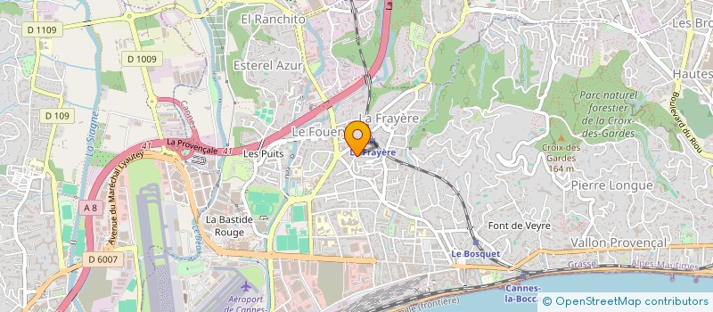 localisation de l'entreprise MONSIEUR OLIVIER RENAULT  CANNES