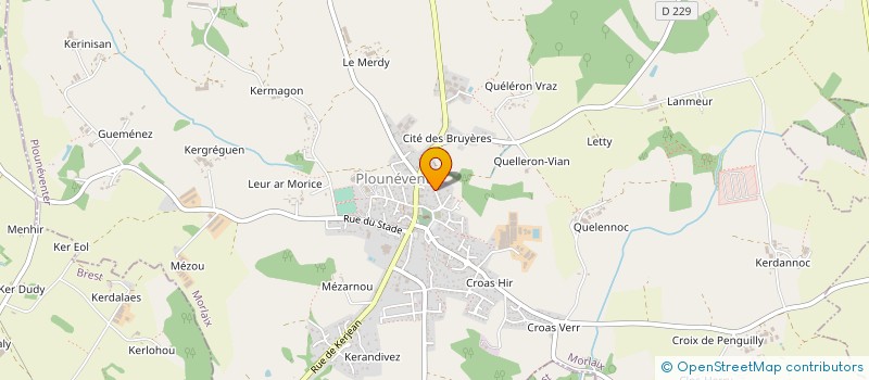 localisation de l'entreprise MONSIEUR OLIVIER RENE  PLOUNEVENTER