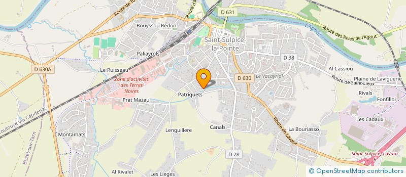 localisation de l'entreprise MONSIEUR OLIVIER RENE ANDRE BOURGUIGNON  LAVAUR