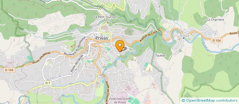 localisation de l'entreprise MONSIEUR OLIVIER RESSIER à PRIVAS