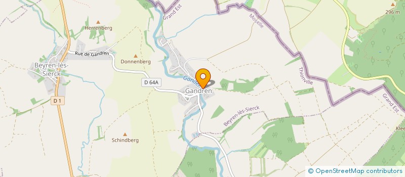 localisation de l'entreprise MONSIEUR OLIVIER REUTER  BEYREN-LES-SIERCK