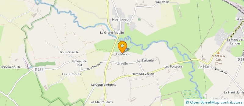 localisation de l'entreprise MONSIEUR OLIVIER REVERT à URVILLE
