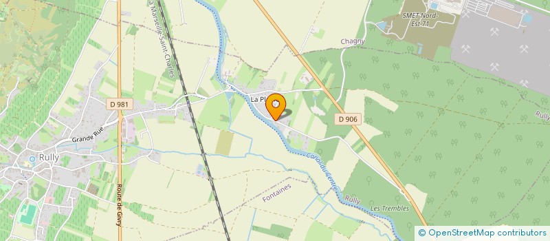 localisation de l'entreprise MONSIEUR OLIVIER REVILLOT  RULLY