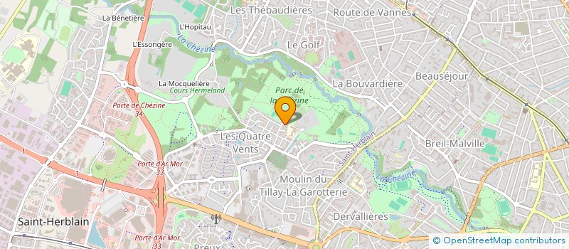 localisation de l'entreprise MONSIEUR OLIVIER REZE  SAINT-HERBLAIN