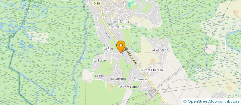 localisation de l'entreprise MONSIEUR OLIVIER RIAULT  SAINT-MALO-DE-GUERSAC