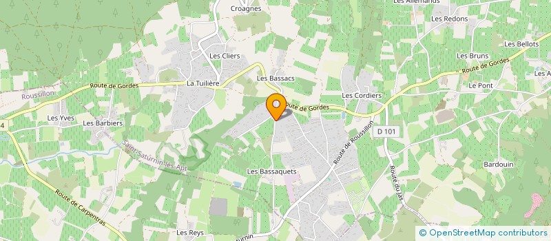 localisation de l'entreprise MONSIEUR OLIVIER RIBEIRO  SAINT-SATURNIN-LES-APT