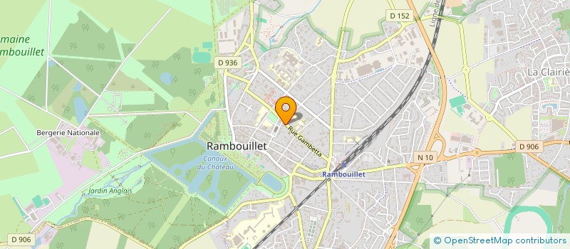 localisation de l'entreprise MONSIEUR OLIVIER RIBIERE à RAMBOUILLET