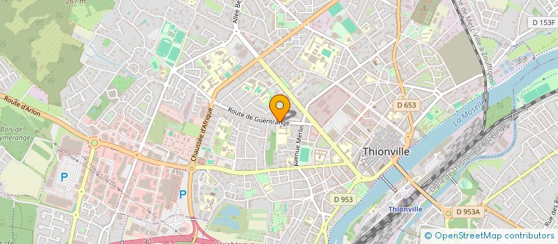 localisation de l'entreprise MONSIEUR OLIVIER RICART à THIONVILLE