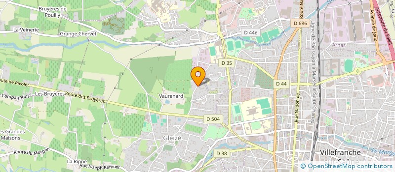localisation de l'entreprise MONSIEUR OLIVIER RICHARD  GLEIZE
