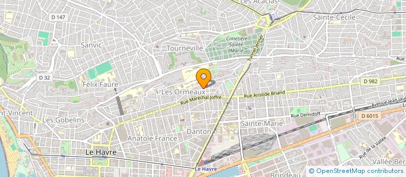 localisation de l'entreprise MONSIEUR OLIVIER RICHARD à LE HAVRE