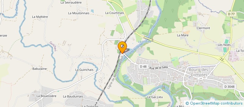 localisation de l'entreprise MONSIEUR OLIVIER RICHARD  GUICHEN