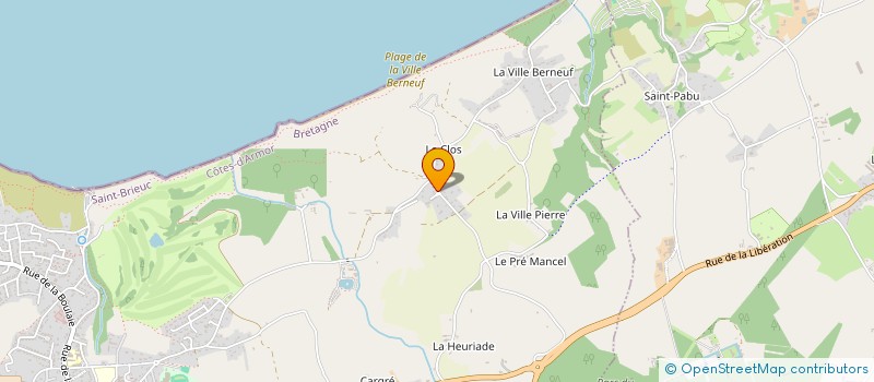 localisation de l'entreprise MONSIEUR OLIVIER RICHARD à PLENEUF-VAL-ANDRE